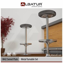 0Albatur M42 0068 Metal TV Stool Mechanism 252x252mm - 3