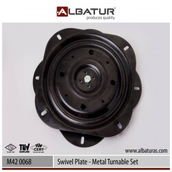 0Albatur M42 0068 Metal TV Stool Mechanism 252x252mm - 4