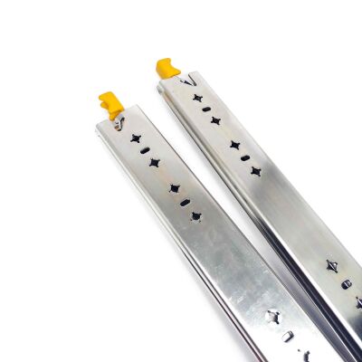 222 Heavy System Telescopic Rail 53Mmx100Cm 100Kg Locked - 1