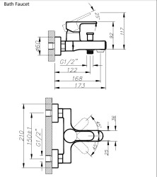 Adell Bathroom Faucet Lento Black - 2