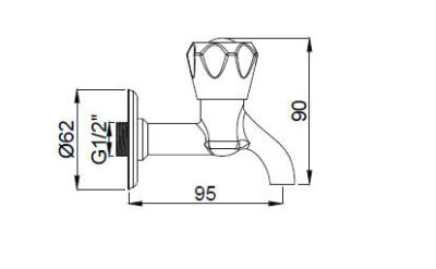 Adell Faucet Neva Short (10 Year Warranty) - 2