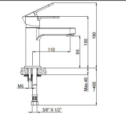 Adell Lavabo Bataryası Lento Gold Regular - 2