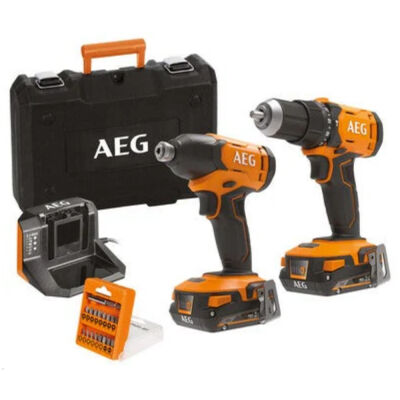 Aeg Combo Set JP1812-202C 18V Nut Driver Screwdriver - 1