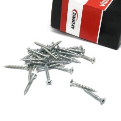 Akdeniz Chipboard Screw 5.0X40 Zinc 200 pcs - 2