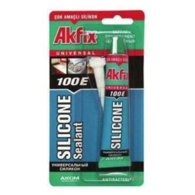 Akfix 100E Sızdırmaz Silikon - 50ml Beyaz - 1