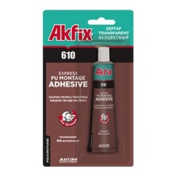 Akfix 610 Şeffaf Ekspres Montaj Yapıştırıcı - 50ml Tüp - 1