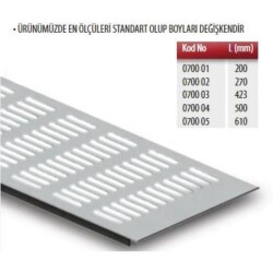 Albatur Aluminium Culvert Koza 120X200Mm - 1