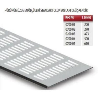 Albatur Aluminium Culvert Koza 120X500Mm - 1