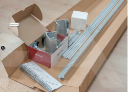 Albatur 8250 SFT Gardrop Sürgü Mekanizma 100Kg 2 Kapak Set - 1