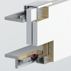 Albatur Wardrobe Sliding Mechanism 100 Kg 18.28Mm (Inner Cover) - 1