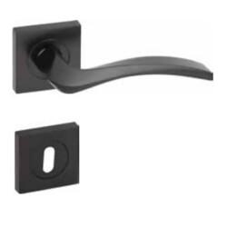 Arpat Door Handle Trend Model, WC, Square Rosette, Black - 1