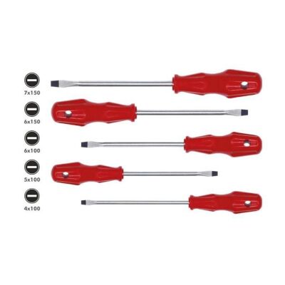 Attlas HT 1102 5 Piece Flat Screwdriver Set - 1