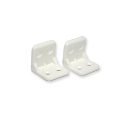 Ayder Corner Connection Plastic White - 1