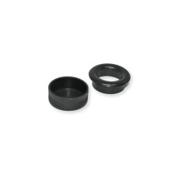 Ayder Handle Round Plastic Stone Black - 1