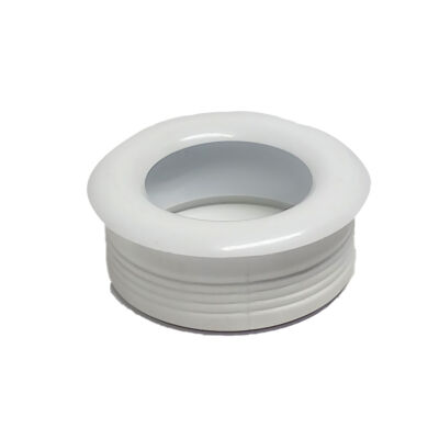 Ayder Handle Round Plastic Stone White - 1