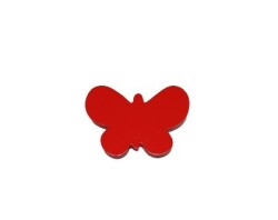 Baby Handle Butterfly Red Without Picture - 1