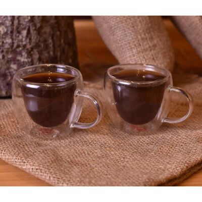 Bambum T1244 Chai, 2 Parça Çift Cidarlı Çay Fincanı - 2