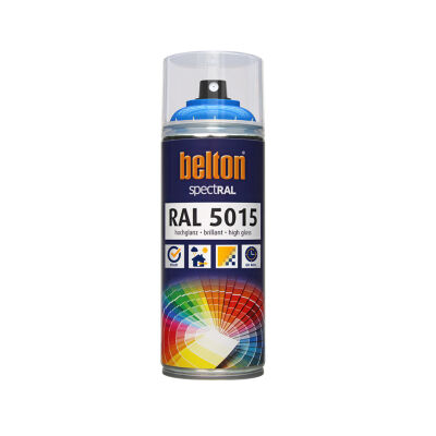 Belton Spray Paint Gloss Black RAL 9005 - 1