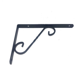 Beşel Under Shelf Wrought Iron No:3 230X160X20MM Black - 1