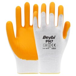 Beybi Glove Yellow Nitrile Elk7 - 1