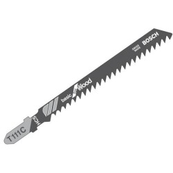 Bosch 100mm Jigsaw Blade T 111 C For Wood - 1