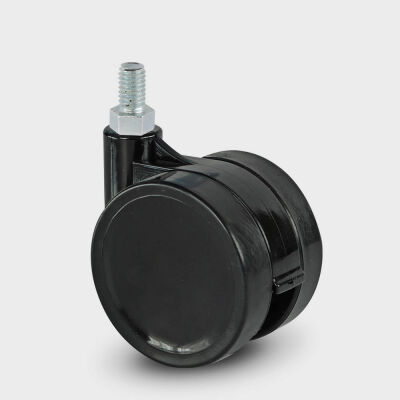 Burak 0651 Pps Furniture Caster Narrow Body Bolted Black - 1