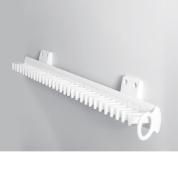 Çağdaş Raylı Plastik Kravatlık 12x45 Gri - 1