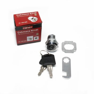 Can Latch Drawer Lock Key Included - 2