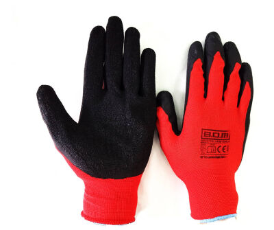 Cemre Glove Star Red No:9 Half Coating - 1