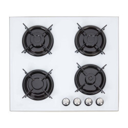 Cetintas W 848 CT SLIM EI 4 Burner White hob - 1