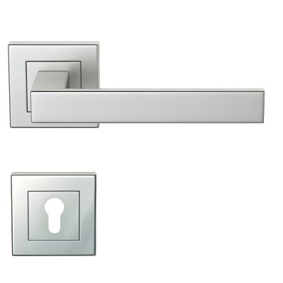 Condi Door Handle WC Satin Chrome 1501K - 1