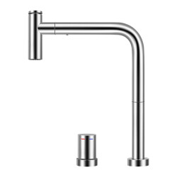 Crauf Kitchen Faucet Lusso Spiral Chrome - 1