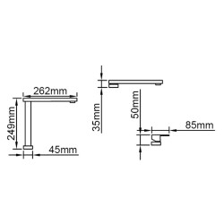 Crauf Kitchen Faucet Vertice Spiral Elevator Steel - 2