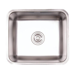 Crauf Lavello Kitchen Sink 490X440X190mm Matte Inox - 1