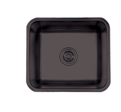 Crauf Lavello Sink 450x400X190mm Pvd Smoked Black - 1