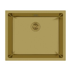 Crauf Stella Kitchen Sink 440x540x210mm PVD Gold - 1