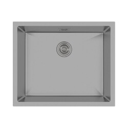 Crauf Stella Kitchen Sink 540x440x210mm Matte Gray Nano Coating - 1