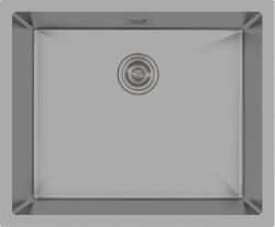 Crauf Stella Kitchen Sink 540x440x210mm Matte Gray Nano Coating - 3