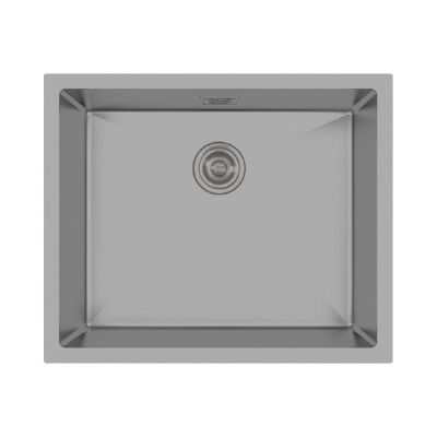 Crauf Stella Kitchen Sink 540x440x210mm Matte Gray Nano Coating - 1