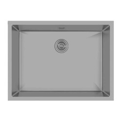 Crauf Stella Kitchen Sink 650X440Mm Matte Grey (Nano Coating) - 1