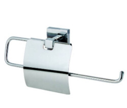 Dekor Towel Holder Paper Covered Chrome Corner - 1