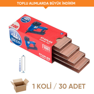 Delta Zımba Teli 100/50 (1 Koli - 30 Adet) - 1