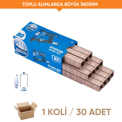 Delta Zımba Teli 80/16 (1 Koli - 30 Adet) - 1