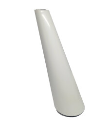 Dizayn Plastic Leg Cylinder 20 Cm White - 1