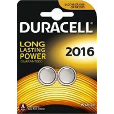 Duracell Battery 2016 2 pcs 3Volt Lithium - 1