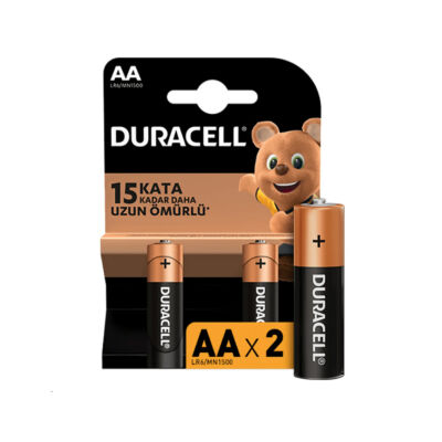 Duracell Kalem Pil AA 1PK: 2 Adet - 1