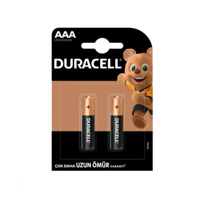 Duracell Kalem Pil İnce AAA 1PK: 2 Adet - 1