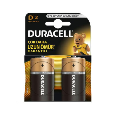 Duracell Pil D Büyük Boy 1PK: 2 Adet - 1