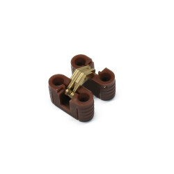 Ev Dekor, Plastic Table Hinge Oval Brown - 1