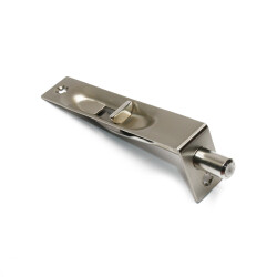 Evren Push Bolt 10Cm Satin Steel - 2